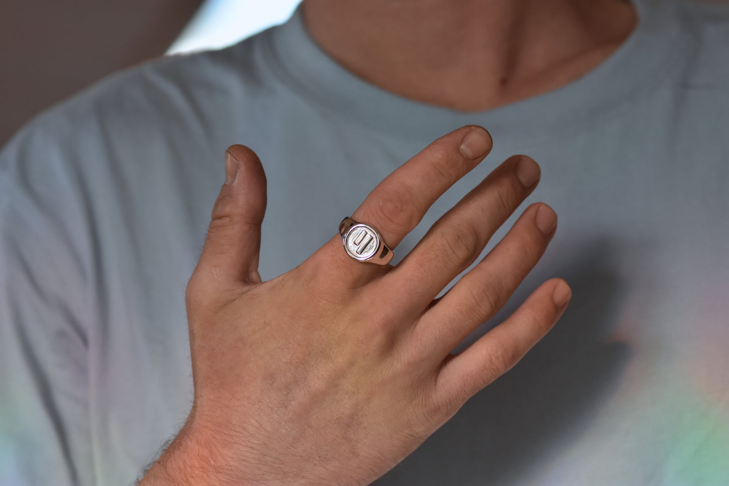 Signet ring round